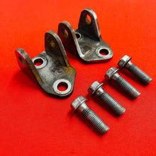 Load image into Gallery viewer, RMZ450 FOOT PEG MOUNTS BRACKETS BOLTS GENUINE OEM SUZUKI RMZ 450 (2005-2007)