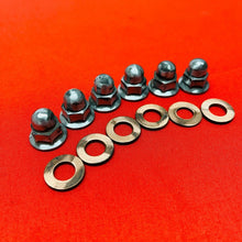 Load image into Gallery viewer, YZ250 CYLINDER HEAD NUTS CASTLE NUTS GENUINE OEM YAMAHA YZ 250 (99-24)