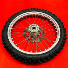 Load image into Gallery viewer, RM125 FRONT WHEEL COMPLETE EXCEL 21&quot; RIM TIRE GENUINE OEM SUZUKI RM 125 (2001-08