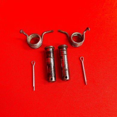 CRF150R FOOT PEG MOUNTS PINS SPRINGS GENUINE OEM HONDA CRF 150 R RB (2007-2023)