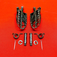 Load image into Gallery viewer, CRF250R FOOT PEGS KIT NEW PINS GENUINE OEM HONDA CRF 250 R (2004-2008)