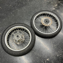 Load image into Gallery viewer, CRF250F WHEELS FRONT REAR STREET TIRES SUPERMOTO GENUINE HONDA CRF 250 F 19-25
