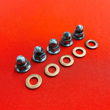 Load image into Gallery viewer, RM125 CYLINDER HEAD NUTS BOLTS CASTLE NUTS GENUINE OEM SUZUKI RM 125 (01-08)