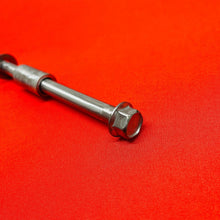 Load image into Gallery viewer, PW50 FRONT AXLE COMPLETE WHEEL BOLT OEM GENUINE YAMAHA PW 50