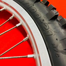 Load image into Gallery viewer, RMZ250 FRONT WHEEL 21&quot; EXCEL RIM ROTOR GENUINE OEM SUZUKI RMZ 250 (2008-2017)