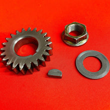 Load image into Gallery viewer, KLX300 PRIMARY DRIVE GEAR WOODRUFF KEY CRANK NUT GENUINE OEM KAWASAKI KLX 300 R