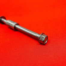 Load image into Gallery viewer, PW50 FRONT AXLE COMPLETE WHEEL BOLT OEM GENUINE YAMAHA PW 50