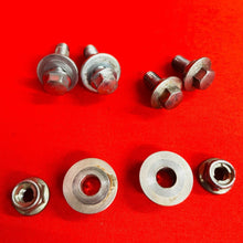 Load image into Gallery viewer, YZ450F REAR FENDER BOLTS KIT PLASTIC MOUNTS GENUINE OEM YAMAHA YZ 450 250 F