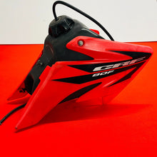 Load image into Gallery viewer, CRF80 GAS TANK COMPLETE SHROUDS CAP VALVE OEM GENUINE HONDA CRF XR 80