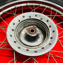 Load image into Gallery viewer, CRF70 FRONT WHEEL COMPLETE 14&quot; RIM TIRE OEM GENUINE HONDA CRF XR 70 (2004-2012)