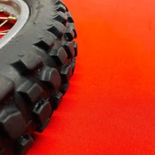 Load image into Gallery viewer, CRF70 FRONT WHEEL COMPLETE 14&quot; RIM TIRE OEM GENUINE HONDA CRF XR 70 (2004-2012)