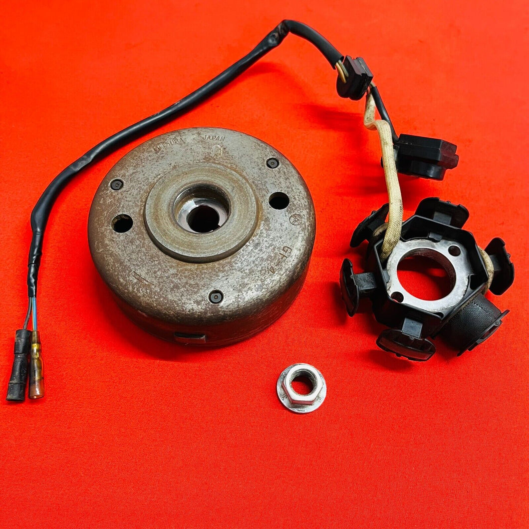CRF80 STATOR FLY WHEEL COMPLETE MAGNETO OEM GENUINE HONDA CRF XR 80 (2004-2013)