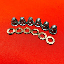 Load image into Gallery viewer, YZ250 CYLINDER HEAD NUTS CASTLE NUTS GENUINE OEM YAMAHA YZ 250 (99-24)