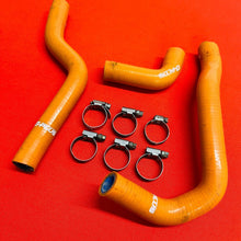 Load image into Gallery viewer, KTM65 RADIATOR HOSE KIT ORANGE HOSES LINE PIPES CLAMPS KTM 65 SX (2003-2008)