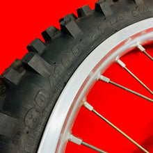 Load image into Gallery viewer, RMZ250 FRONT WHEEL 21&quot; EXCEL RIM ROTOR GENUINE OEM SUZUKI RMZ 250 (2008-2017)