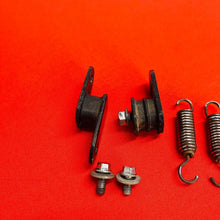Load image into Gallery viewer, KX65 EXHAUST MOUNTS BRACKETS SPRINGS GENUINE OEM KAWASAKI RM KX 65 (2002-2022)