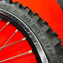 Load image into Gallery viewer, YZ250 FRONT WHEEL COMPLETE 21&quot; RIM TIRE GENUINE OEM YAMAHA YZ 250 (02-22)