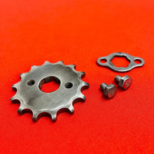 Load image into Gallery viewer, CRF80 FRONT SPROCKET 14T MOUNT BRACKET BOLTS OEM GENUINE HONDA CRF XR 80 (04-13)