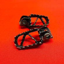 Load image into Gallery viewer, KTM50 FOOTPEGS FOOT PEGS RESTS OEM GENUINE KTM 50 PRO SR SX JR MINI (2002-2008)