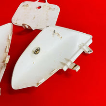 Load image into Gallery viewer, CRF50 NUMBER PLATES FRONT LEFT RIGHT STOCK GENUINE OEM HONDA CRF XR 50 (00-20)