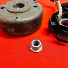 Load image into Gallery viewer, CRF80 STATOR FLY WHEEL COMPLETE MAGNETO OEM GENUINE HONDA CRF XR 80 (2004-2013)