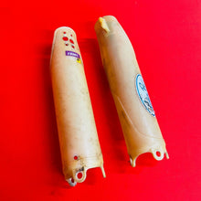 Load image into Gallery viewer, CRF250R FORK GUARDS COVERS PLASTICS SHIELDS GENUINE OEM HONDA CRF 250 450 R X