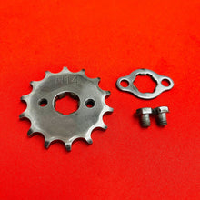 Load image into Gallery viewer, CRF80 FRONT SPROCKET 14T MOUNT BRACKET BOLTS OEM GENUINE HONDA CRF XR 80 (04-13)