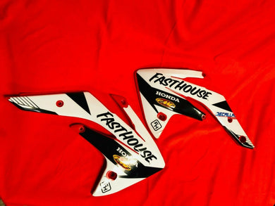 CRF150R SHROUDS PLASTICS LEFT RIGHT TANK COVERS STOCK (07-18) HONDA CRF 150 R RB