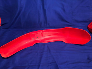 CRF450X FRONT FENDER PLASTIC RED OEM HONDA CRF 450 X