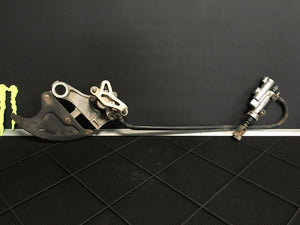 CRF250R CRF 250 R REAR BRAKES COMPLETE BACK BRAKE CALIPER MASTER OEM HONDA