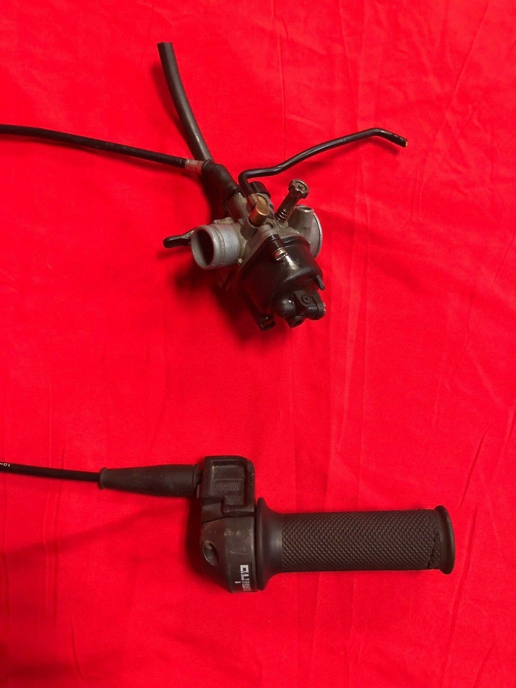 KTM50 MINI ADVENTURE CARBURETOR AND THROTTLE COMPLETE STOCK OEM 06 KTM 50