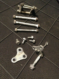 09 HONDA CRF230L CRF 230 M L COMPLETE OEM ENGINE MOUNT KIT MOTOR BOLTS PLATES