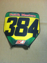 Load image into Gallery viewer, 04 - 08 KX250F KX 250 F OEM FRONT NUMBER PLATE PLASTICS # 384