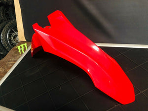 CRF250L FRONT FENDER PLASTIC RED TAKE OFF GENUINE OEM HONDA CRF 450 X