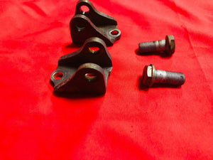 CRF450R FOOT PEG MOUNT BRACKETS MOUNTS OEM HONDA CRF 450 R