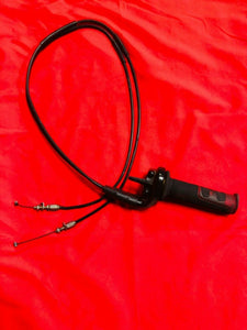 CRF450R THROTTLE AND CABLES TWIST GRIP OEM HONDA CRF 450 R