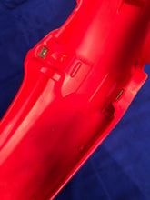 Load image into Gallery viewer, CRF450X REAR FENDER WITH TAIL LIGHT CUT OUT PLASTICS RED OEM HONDA CRF 450 X