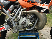 Load image into Gallery viewer, KTM65 FOOTPEGS KIT FOOT PEGS WITH SPRINGS AND PINS  KTM 65 SX KTM65SX COMPLETE