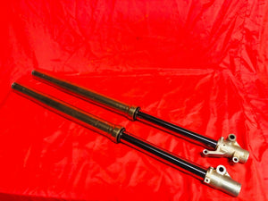 CR85 FORKS FRONT SHOCKS SUSPENSION NO LEAKS OEM HONDA CR85RB CR 85 R RB