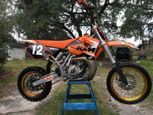 Load image into Gallery viewer, KTM 65 GAS TANK FUEL WITH CAP PET COCK SX KTM65 KTM65SX