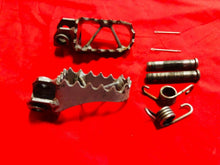 Load image into Gallery viewer, KTM50 FOOTPEGS FOOT PEGS KIT COMPLETE OEM KTM 50 LC PRO SR SX SENIOR