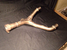 Load image into Gallery viewer, 08 HONDA CRF250R CRF 250 R OEM HEADER DUAL EXHAUST Y MID PIPE MUFFLER