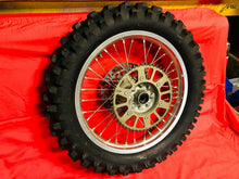 Load image into Gallery viewer, CRF450X REAR WHEEL RIM TIRE COMPLETE 120 - 90 - 18 INCH RIM OEM HONDA CRF 450 X