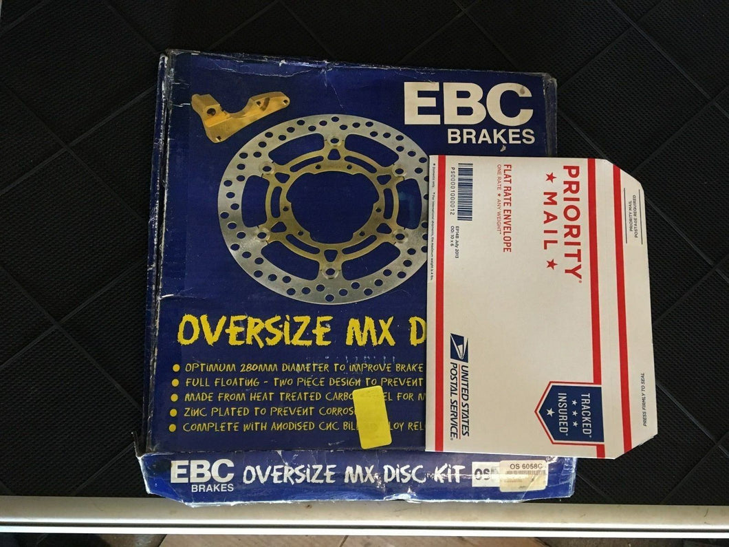 EBC OS6058C Oversized Contoured Brake Rotor Kit Front 220mm 61-2789 OS6058C