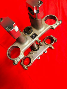 CRF 150 R TRIPLE CLAMPS TREES OVERSIZE BAR CLAMPS 1 1/8" OEM HONDA CRF 150 R RB