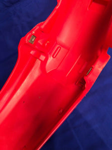 CRF450X REAR FENDER WITH TAIL LIGHT CUT OUT PLASTICS RED OEM HONDA CRF 450 X