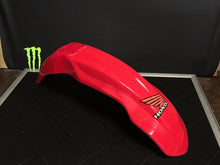 Load image into Gallery viewer, CRF250R RED FRONT FENDER PLASTICS CRF 250 R COMPLETE OEM HONDA