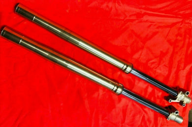 CR85 FORKS FRONT SHOCKS SUSPENSION NO LEAKS OEM HONDA CR85RB CR 85 R RB