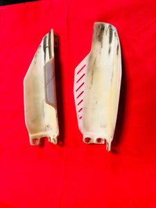 CRF150R FORK GUARDS COVERS PLASTICS STOCK (07-18) HONDA CRF 150 R RB