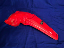 Load image into Gallery viewer, CRF450X REAR FENDER WITH TAIL LIGHT CUT OUT PLASTICS RED OEM HONDA CRF 450 X